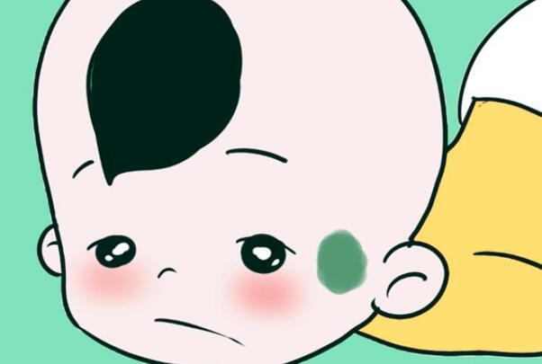 青色胎记的传说