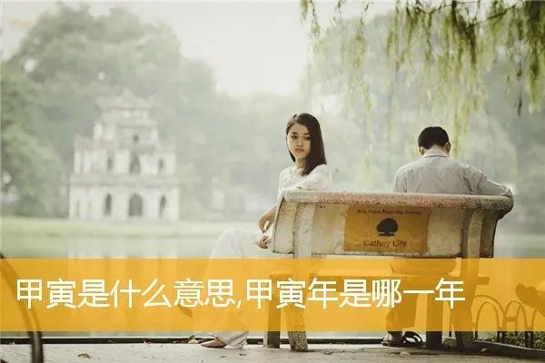 甲寅年为什么是水命
