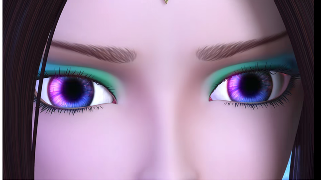 特异瞳孔紫色瞳孔