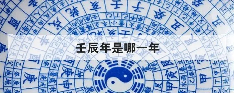 壬辰年是哪一年属什么