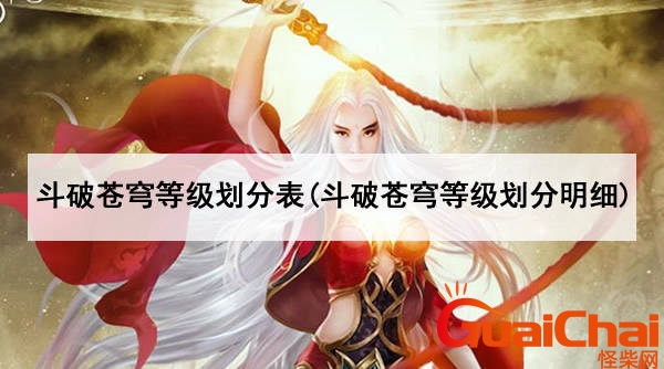 斗破苍穹等级排行榜等级 斗破苍穹等级排行表