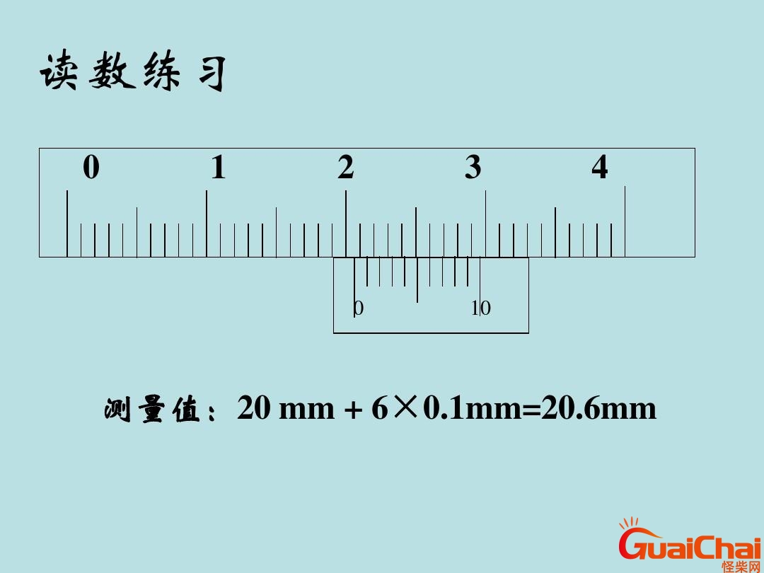 游标卡尺的读数方法图解 游标卡尺的读数方法例题