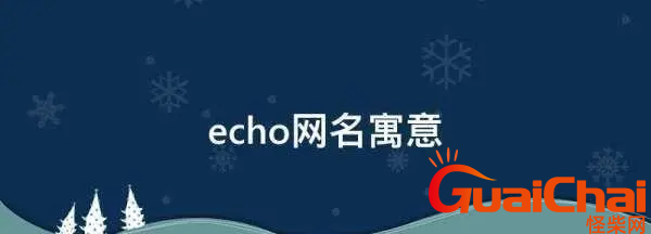 echo网名的意思是什么？echo网名有什么寓意？