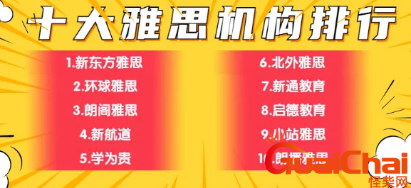 2023年国内十大雅思培训机构哪家好？收费是多少？