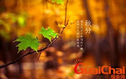秋分节气的含义是什么 秋分节气由来