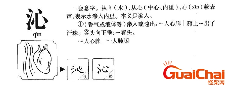 沁怎么取名字 沁怎么解释